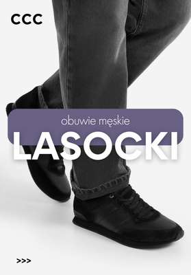 CCC - gazetka promocyjna Męskie obuwie marki LASOCKI od soboty 14.03 