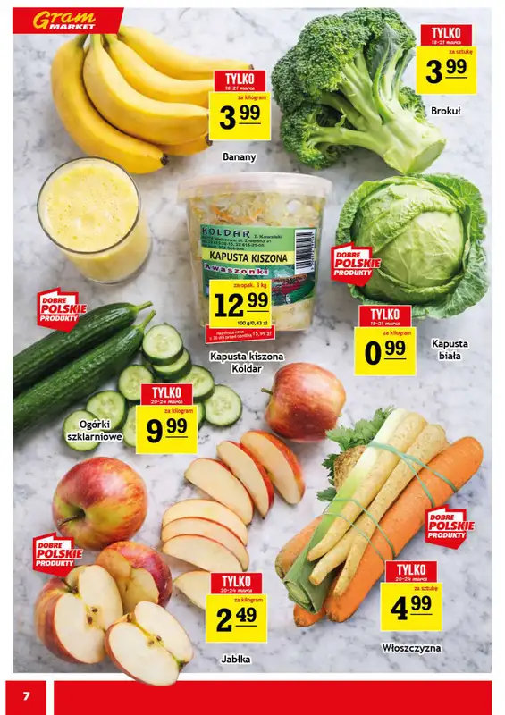 Gram Market - gazetka promocyjna Gazetka od środy 18.03 do wtorku 24.03 - strona 7