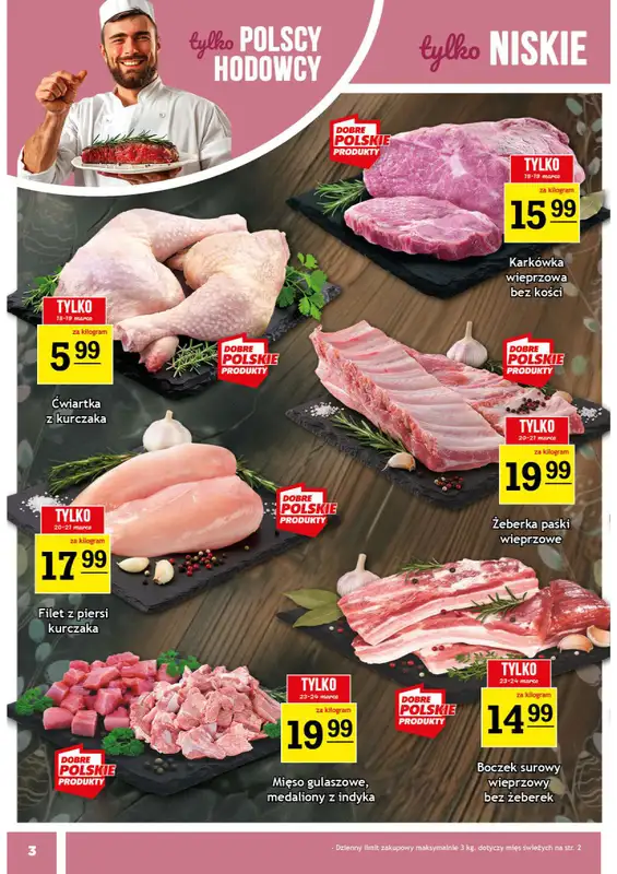 Gram Market - gazetka promocyjna Gazetka od środy 18.03 do wtorku 24.03 - strona 3