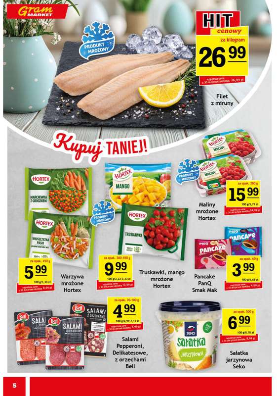 Gram Market - gazetka promocyjna Gazetka od środy 18.03 do wtorku 24.03 - strona 5