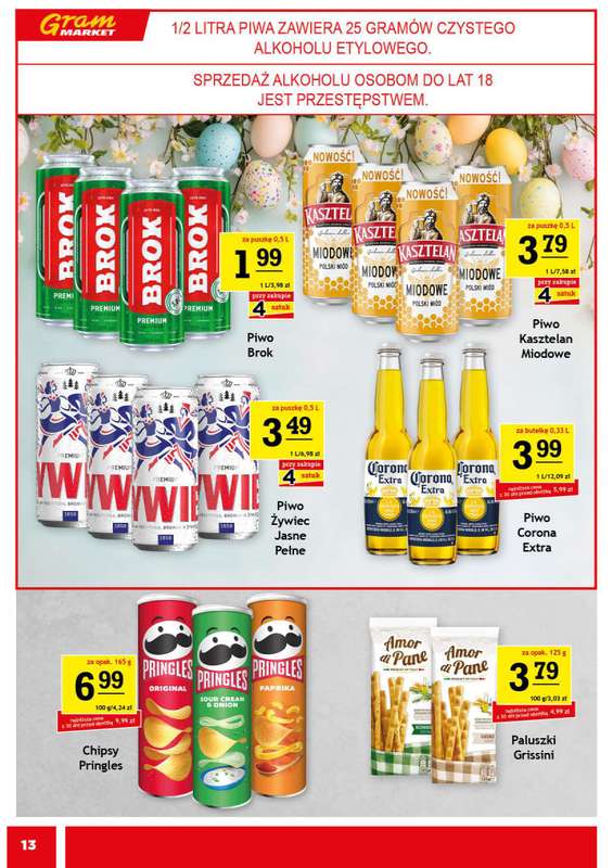 Gram Market - gazetka promocyjna Gazetka od środy 18.03 do wtorku 24.03 - strona 13