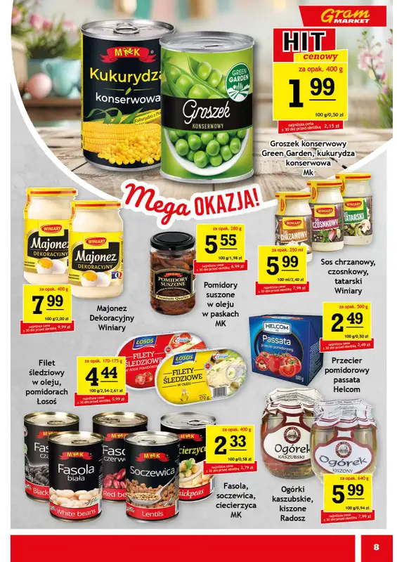 Gram Market - gazetka promocyjna Gazetka od środy 18.03 do wtorku 24.03 - strona 8