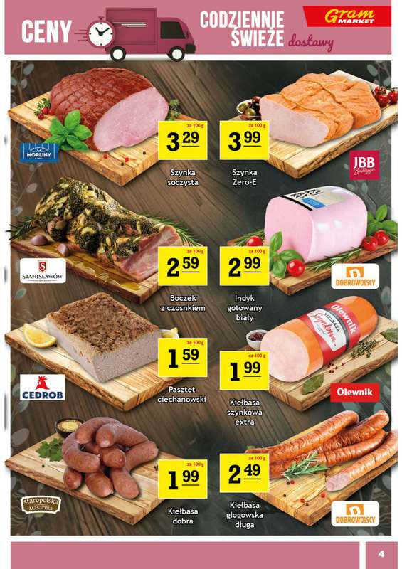Gram Market - gazetka promocyjna Gazetka od środy 18.03 do wtorku 24.03 - strona 4
