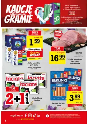 Gram Market - gazetka promocyjna Gazetka od środy 18.03 do wtorku 24.03 - strona 2