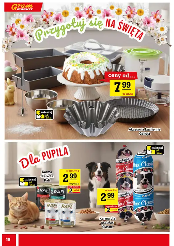 Gram Market - gazetka promocyjna Gazetka od środy 18.03 do wtorku 24.03 - strona 15