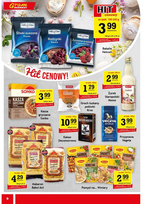 Gram Market - gazetka promocyjna Gazetka od środy 18.03 do wtorku 24.03 - strona 9