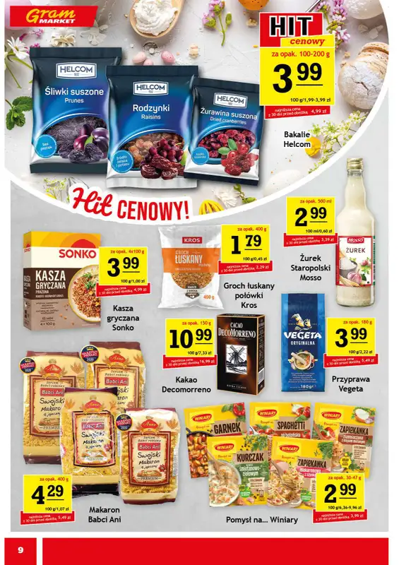 Gram Market - gazetka promocyjna Gazetka od środy 18.03 do wtorku 24.03 - strona 9