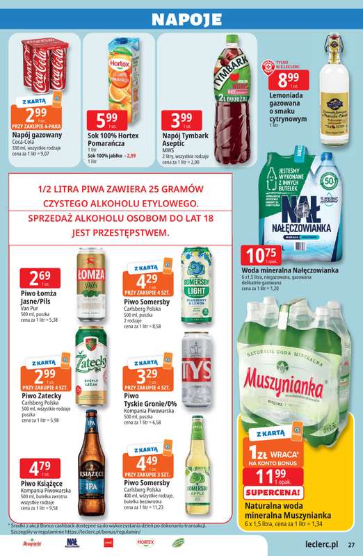 Leclerc - gazetka promocyjna Oferta E.Leclerc | Wielkanocne przygotowania od wtorku 17.03 do niedzieli 29.03 - strona 27