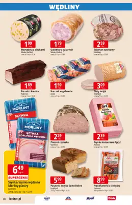 Leclerc - gazetka promocyjna Oferta E.Leclerc | Wielkanocne przygotowania od wtorku 17.03 do niedzieli 29.03 - strona 20