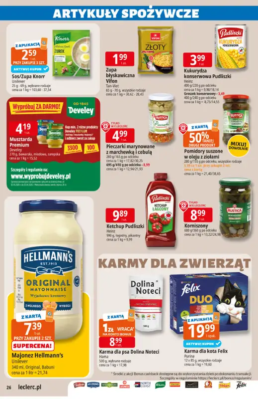 Leclerc - gazetka promocyjna Oferta E.Leclerc | Wielkanocne przygotowania od wtorku 17.03 do niedzieli 29.03 - strona 26