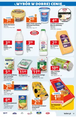 Leclerc - gazetka promocyjna Oferta E.Leclerc | Wielkanocne przygotowania od wtorku 17.03 do niedzieli 29.03 - strona 17