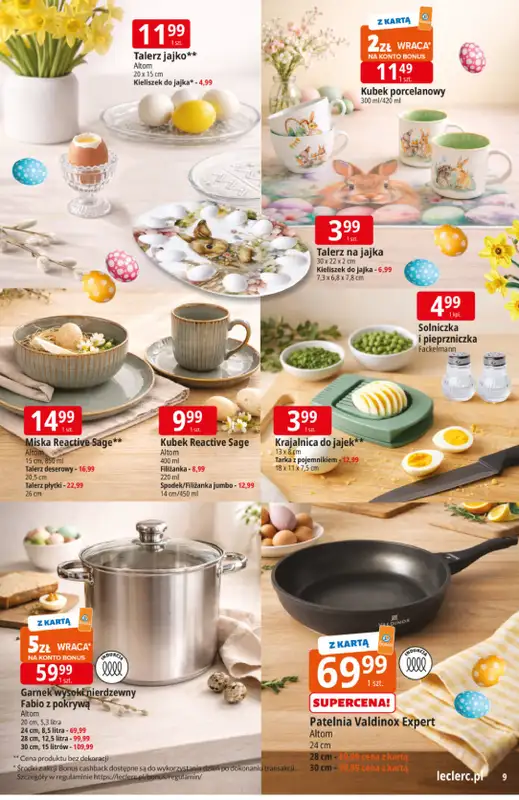 Leclerc - gazetka promocyjna Oferta E.Leclerc | Wielkanocne przygotowania od wtorku 17.03 do niedzieli 29.03 - strona 9