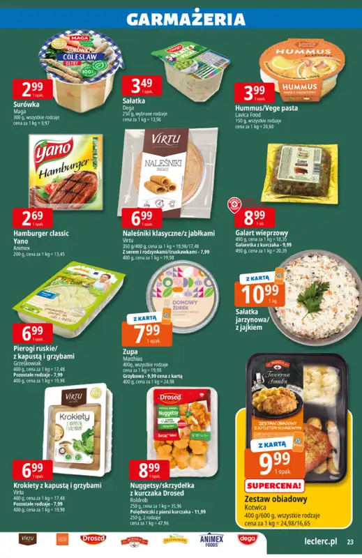Leclerc - gazetka promocyjna Oferta E.Leclerc | Wielkanocne przygotowania od wtorku 17.03 do niedzieli 29.03 - strona 23