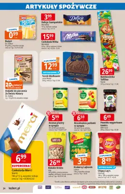 Leclerc - gazetka promocyjna Oferta E.Leclerc | Wielkanocne przygotowania od wtorku 17.03 do niedzieli 29.03 - strona 24