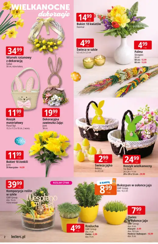 Leclerc - gazetka promocyjna Oferta E.Leclerc | Wielkanocne przygotowania od wtorku 17.03 do niedzieli 29.03 - strona 2