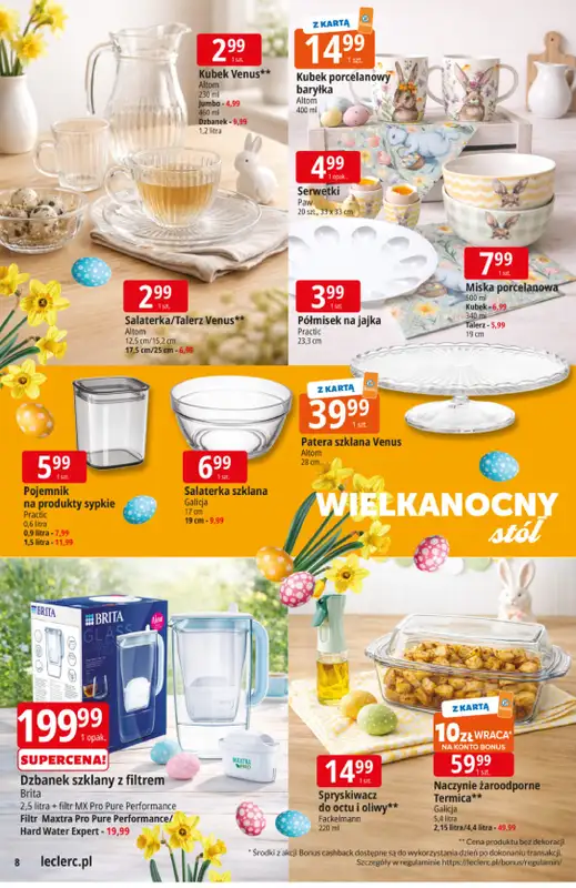 Leclerc - gazetka promocyjna Oferta E.Leclerc | Wielkanocne przygotowania od wtorku 17.03 do niedzieli 29.03 - strona 8