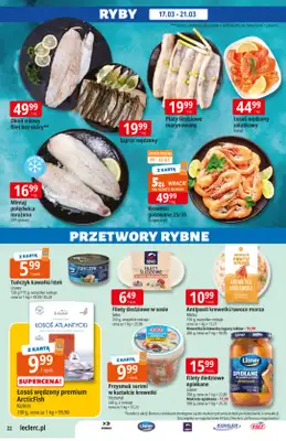 Leclerc - gazetka promocyjna Oferta E.Leclerc | Wielkanocne przygotowania od wtorku 17.03 do niedzieli 29.03 - strona 22