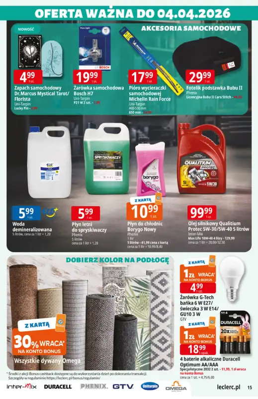 Leclerc - gazetka promocyjna Oferta E.Leclerc | Wielkanocne przygotowania od wtorku 17.03 do niedzieli 29.03 - strona 15