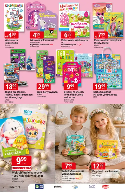 Leclerc - gazetka promocyjna Oferta E.Leclerc | Wielkanocne przygotowania od wtorku 17.03 do niedzieli 29.03 - strona 4