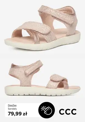 CCC - gazetka promocyjna Sandały dziecięce od 39,99 zł od niedzieli 15.03  - strona 10