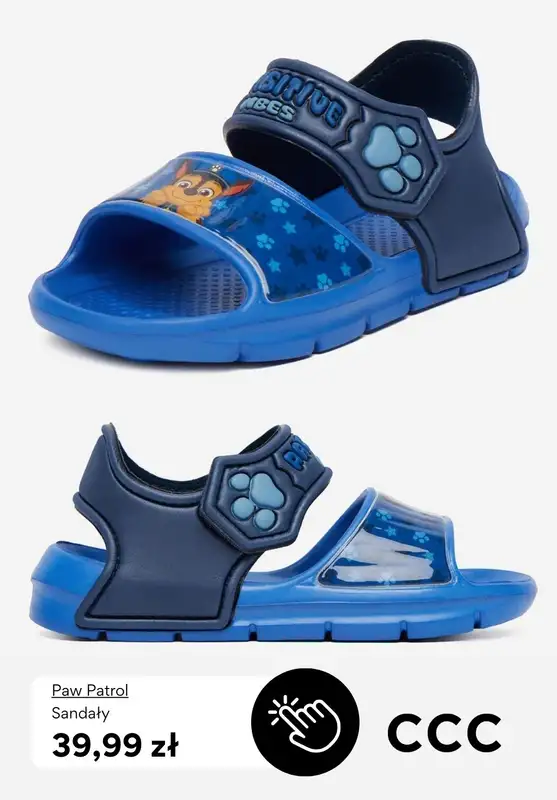 CCC - gazetka promocyjna Sandały dziecięce od 39,99 zł   - strona 3