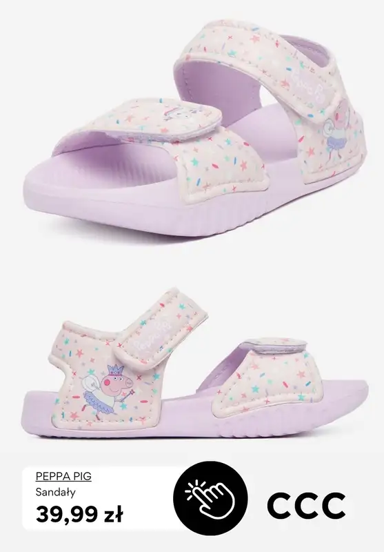 CCC - gazetka promocyjna Sandały dziecięce od 39,99 zł od niedzieli 15.03  - strona 5