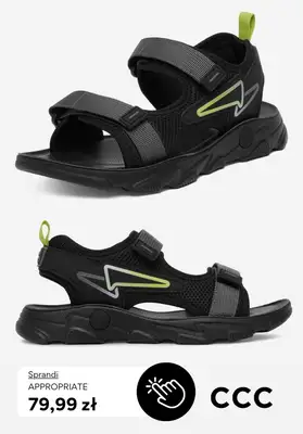 CCC - gazetka promocyjna Sandały dziecięce od 39,99 zł od niedzieli 15.03  - strona 9