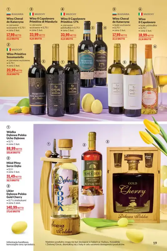 Makro - gazetka promocyjna Wielkanoc pełna smaku od wtorku 17.03 do soboty 04.04 - strona 19