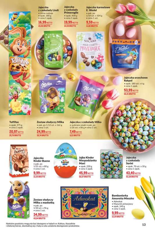Makro - gazetka promocyjna Wielkanoc pełna smaku od wtorku 17.03 do soboty 04.04 - strona 13