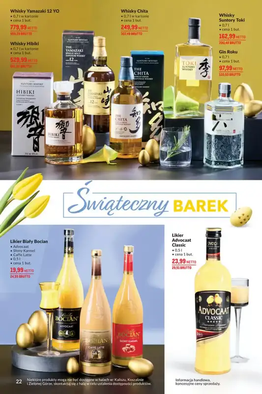 Makro - gazetka promocyjna Wielkanoc pełna smaku od wtorku 17.03 do soboty 04.04 - strona 22