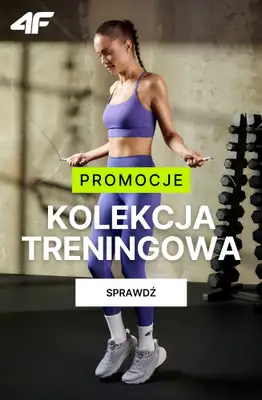 4F - gazetka promocyjna Damskie ubrania treningowe – promocje! od soboty 14.03 