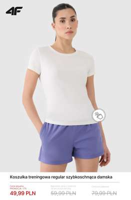 4F - gazetka promocyjna Damskie ubrania treningowe – promocje! od soboty 14.03  - strona 10