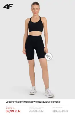 4F - gazetka promocyjna Damskie ubrania treningowe – promocje! od soboty 14.03  - strona 3
