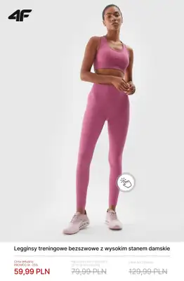 4F - gazetka promocyjna Damskie ubrania treningowe – promocje! od soboty 14.03  - strona 11