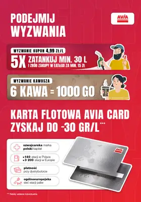 AVIA Stacje Paliw - gazetka promocyjna Sprawdź ofertę na marzec! od piątku 13.03 do wtorku 31.03 - strona 3