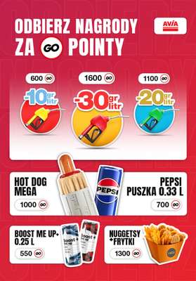 AVIA Stacje Paliw - gazetka promocyjna Sprawdź ofertę na marzec! od piątku 13.03 do wtorku 31.03