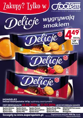 Społem - Blisko i Korzystnie - gazetka promocyjna Zakupy? Tylko w Społem od poniedziałku 16.03 do soboty 21.03 - strona 3