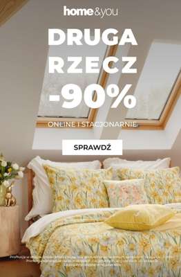 home&you - gazetka promocyjna Druga rzecz -90% od piątku 13.03 do wtorku 17.03