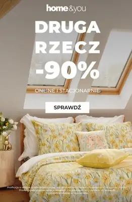 home&you - gazetka promocyjna Druga rzecz -90% od piątku 13.03 do wtorku 17.03