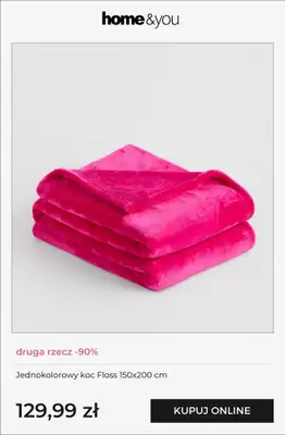 home&you - gazetka promocyjna Druga rzecz -90% od piątku 13.03 do wtorku 17.03 - strona 9