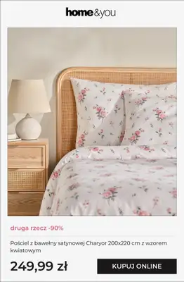 home&you - gazetka promocyjna Pościele - druga rzecz -90% od soboty 14.03 do wtorku 17.03 - strona 9