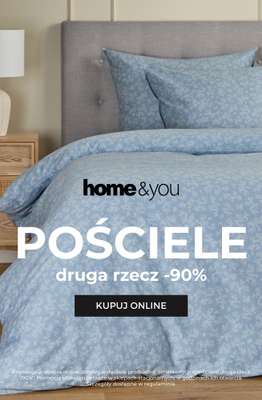 home&you - gazetka promocyjna Pościele - druga rzecz -90% od soboty 14.03 do wtorku 17.03