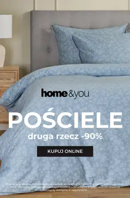home&you - gazetka promocyjna Pościele - druga rzecz -90% od soboty 14.03 do wtorku 17.03