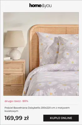 home&you - gazetka promocyjna Pościele - druga rzecz -90% od soboty 14.03 do wtorku 17.03 - strona 7
