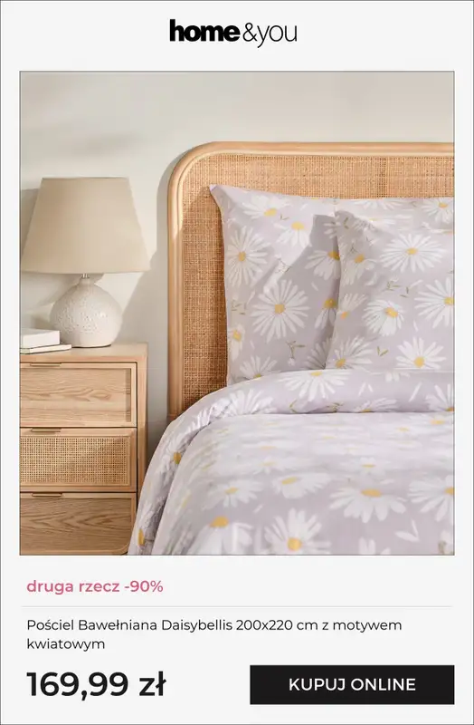 home&you - gazetka promocyjna Pościele - druga rzecz -90% od soboty 14.03 do wtorku 17.03 - strona 7