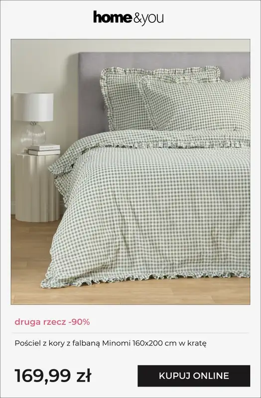 home&you - gazetka promocyjna Pościele - druga rzecz -90% od soboty 14.03 do wtorku 17.03 - strona 3