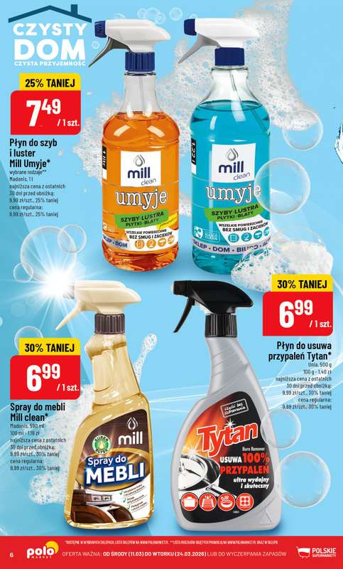 POLOmarket - gazetka promocyjna Katalog Czysty Dom od środy 11.03 do wtorku 24.03 - strona 6