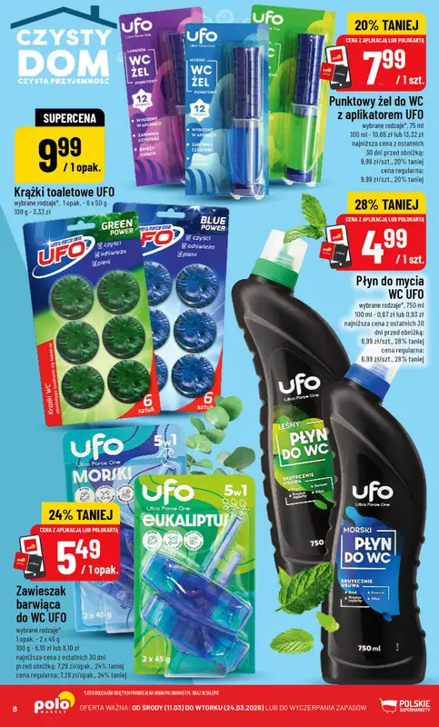 POLOmarket - gazetka promocyjna Katalog Czysty Dom od środy 11.03 do wtorku 24.03 - strona 8