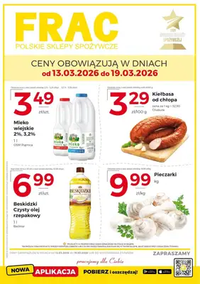 Frac - gazetka promocyjna Gazetka od piątku 13.03 do czwartku 19.03