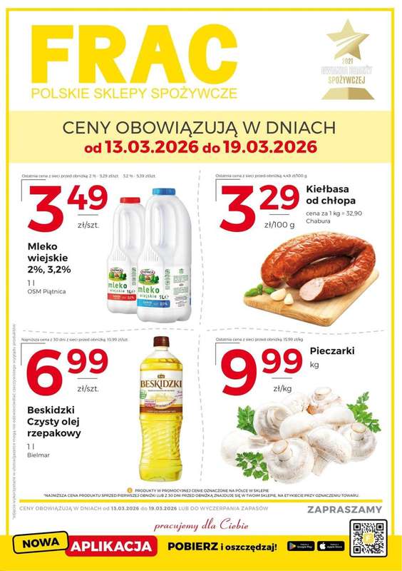 Frac - gazetka promocyjna Gazetka od piątku 13.03 do czwartku 19.03